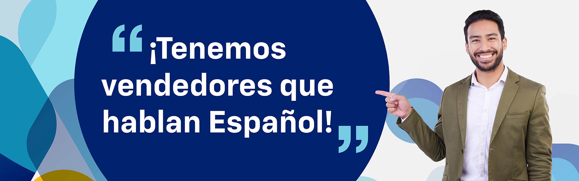 ¡Tenemos vendedores que hablan español!