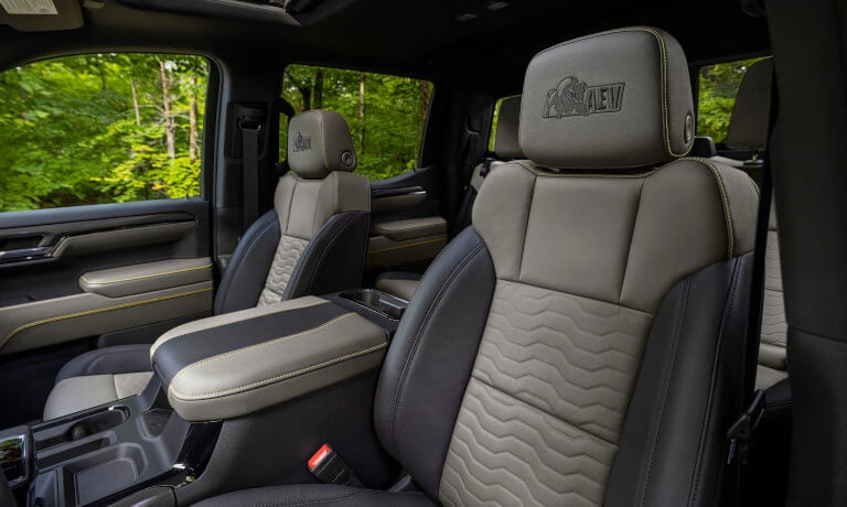 2026 Chevy Silverado 1500 interior front seats