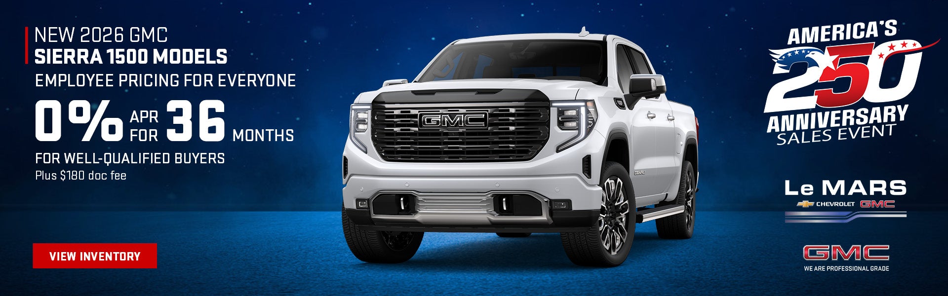New 2026 GMC Sierra 1500 Models