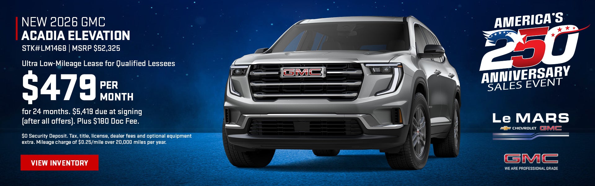 New 2026 GMC Acadia Elevation