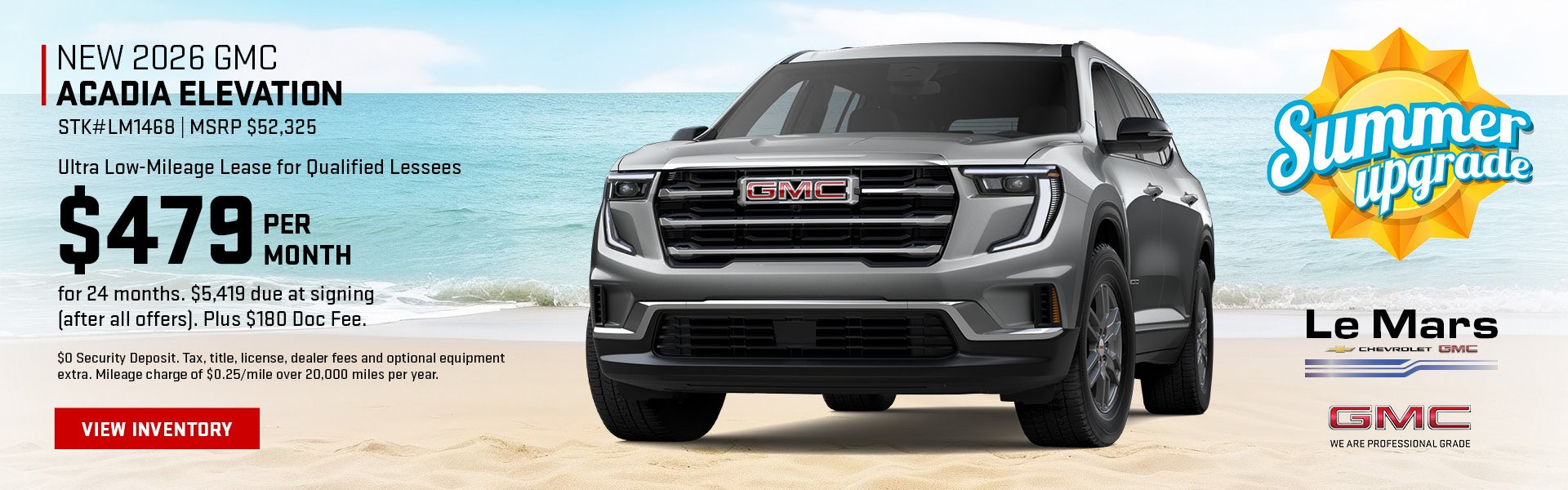 NEW 2026 GMC ACADIA ELEVATION