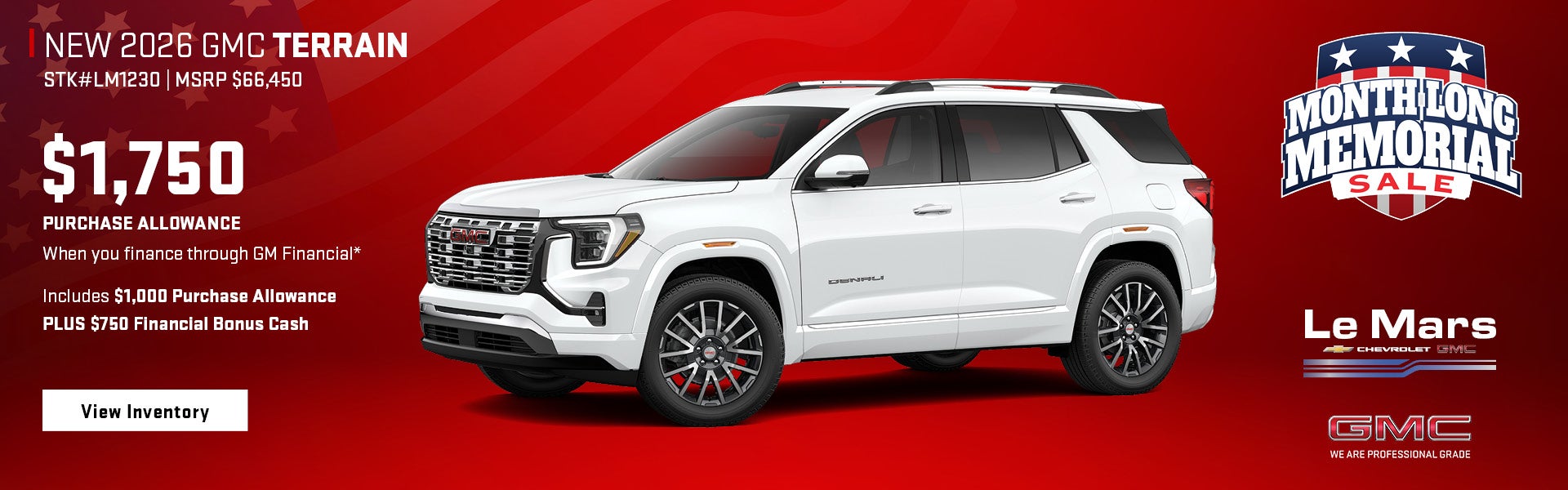 New 2026 GMC Terrain in Le Mars, IA