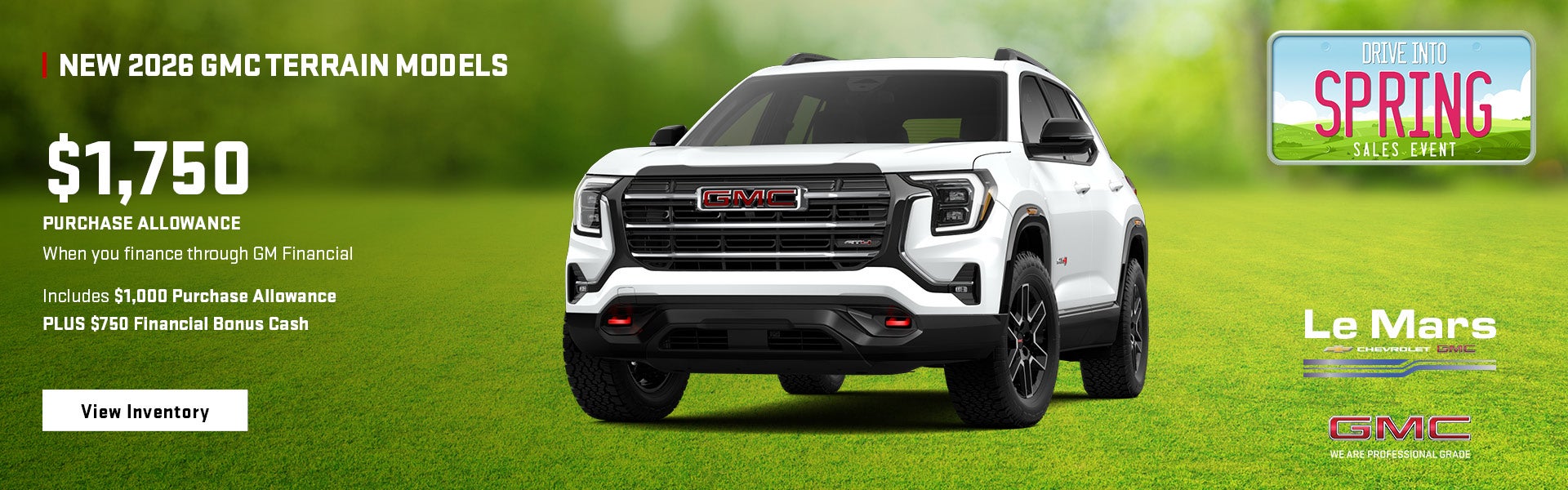 Save on a new 2026 GMC Terrain