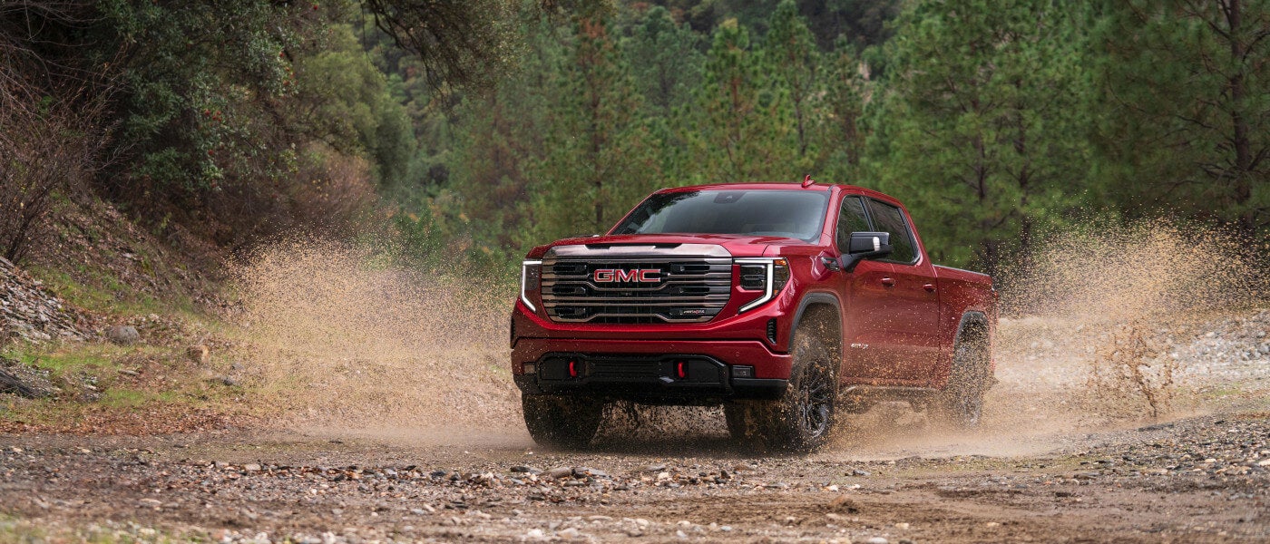  2026 GMC Sierra 1500 Exterior Driving Through Mud 