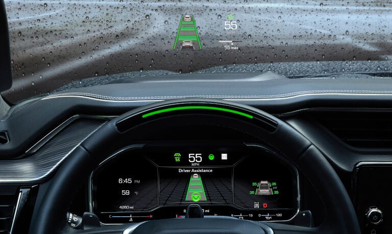  2026 GMC Sierra 1500 Interior Driver HUD 
