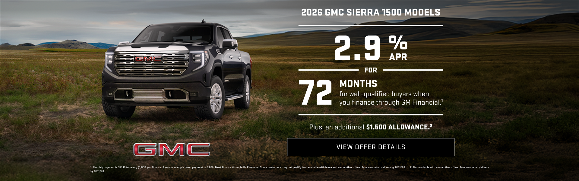 2026 GMC Sierra 1500 Models at Le Mars Chevrolet GMC in Le Mars IA