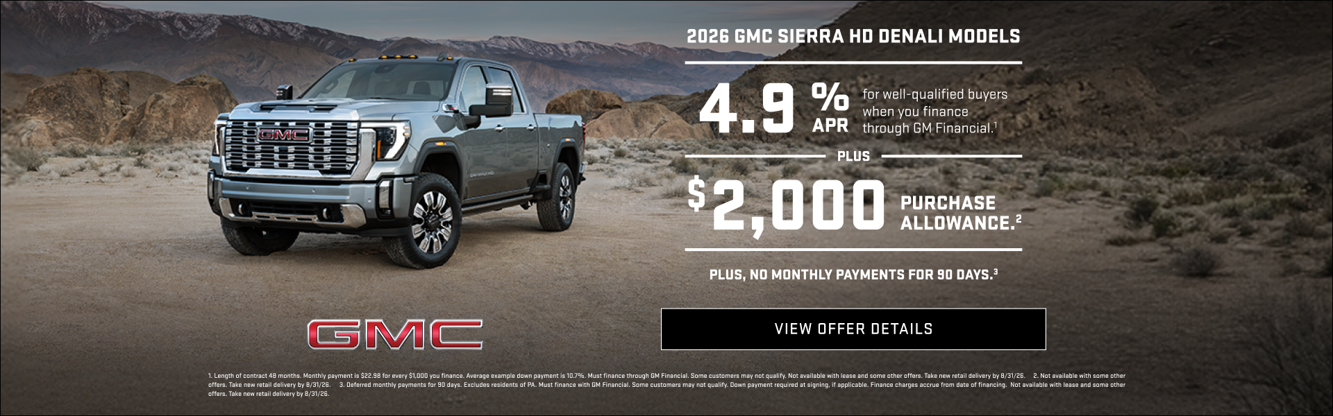 2026 GMC Sierra HD Models at Le Mars Chevrolet GMC in Le Mars IA